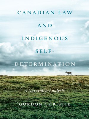 Canadian Law and Indigenous Self‐Determination - ebook